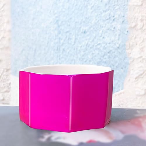 Miniatura 10 de Soporte de clip de papel de cerámica con línea dorada, organizador dispensador de clips para escritorio, lindo patrón de mármol de terrazo, soporte