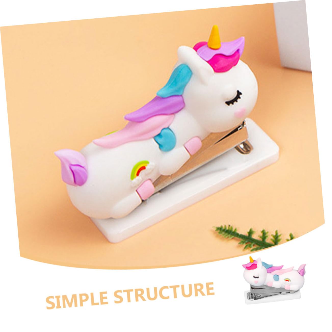 TEHAUX 5 Set Di Cucitrice Portatile Per Ufficio Cucitrice Per Piccoli Libri Portatile Per Studio Guida Interna Liscia Decorativa E Pratica 2 Pezzi * 5