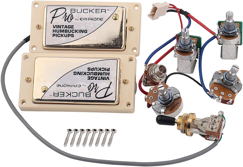Amazon.com: 1 Set ProBucker Alnico Bridge&Neck Pickups with Pro Wiring