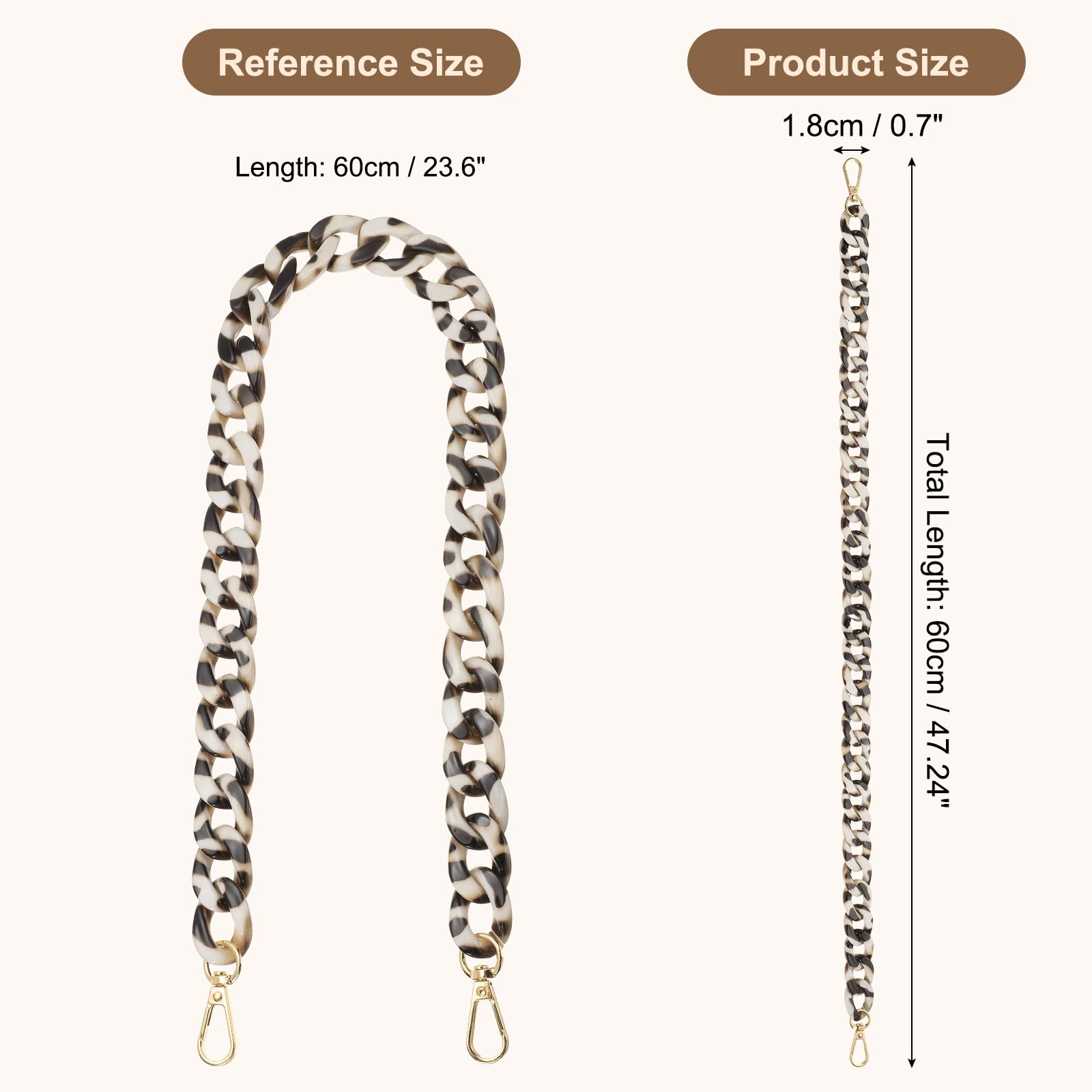 PATIKIL Acrylic Purse Strap - Image 2