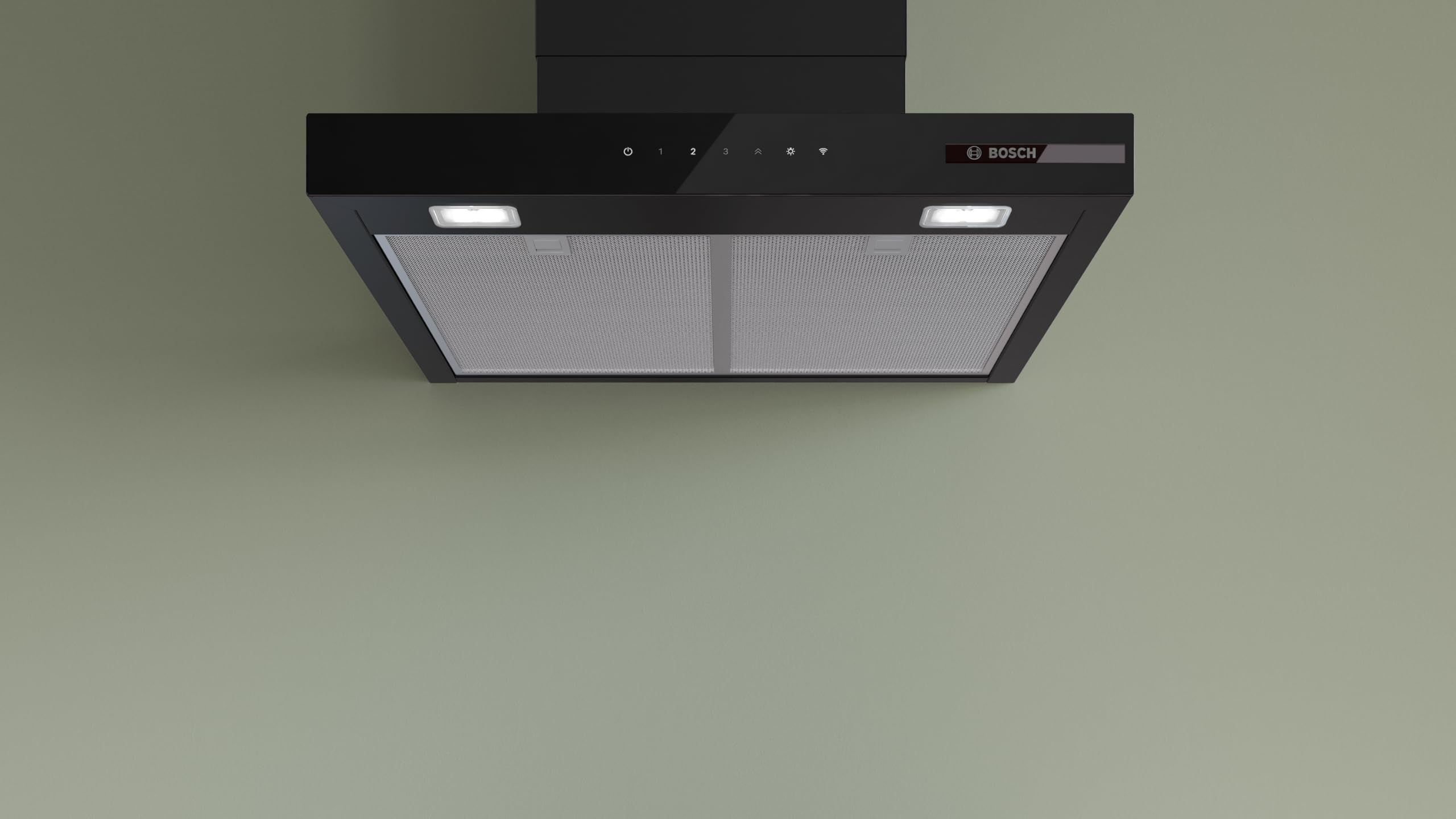 Serie 6, Wandesse, 60 cm, Mattschwarz, DWB67DN60