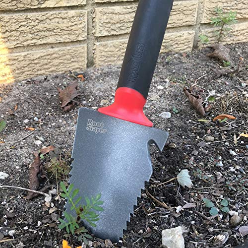 Radius Garden 17011 Root Slayer, Trowel/Holster, Red