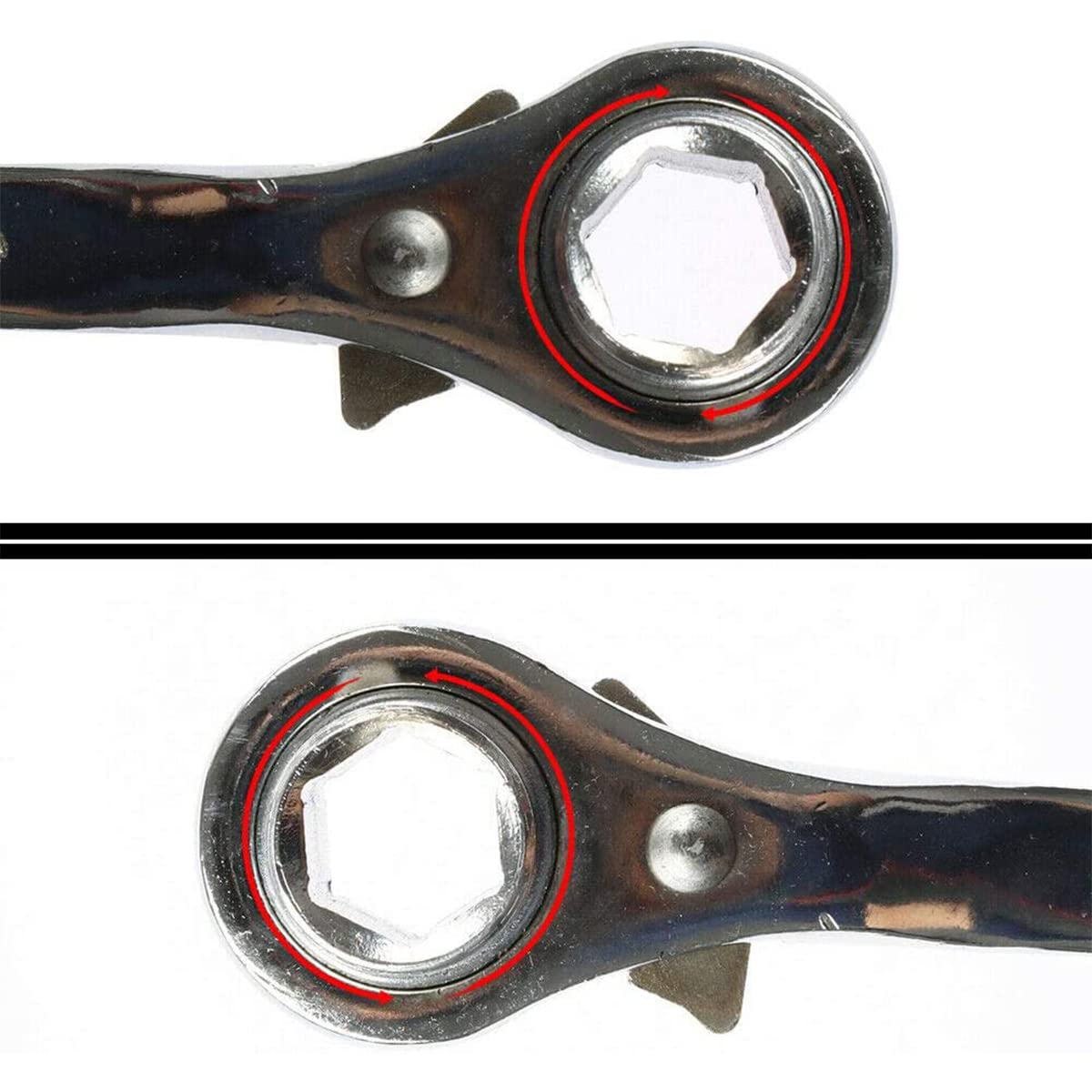Sechskant-Ratschenschlüssel 19x21 Mm – Schwarzer 1/2" Antrieb Für Einfaches Schrauben
