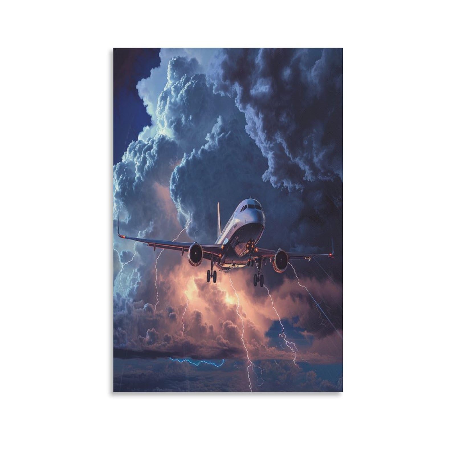UNRXJZLVM Fighter Print, Canvas Prints, Framed Wall Art for Bedroom & Living Room, Modern Home Decor Print for Special Occasions 16x24inch(40x60cm)