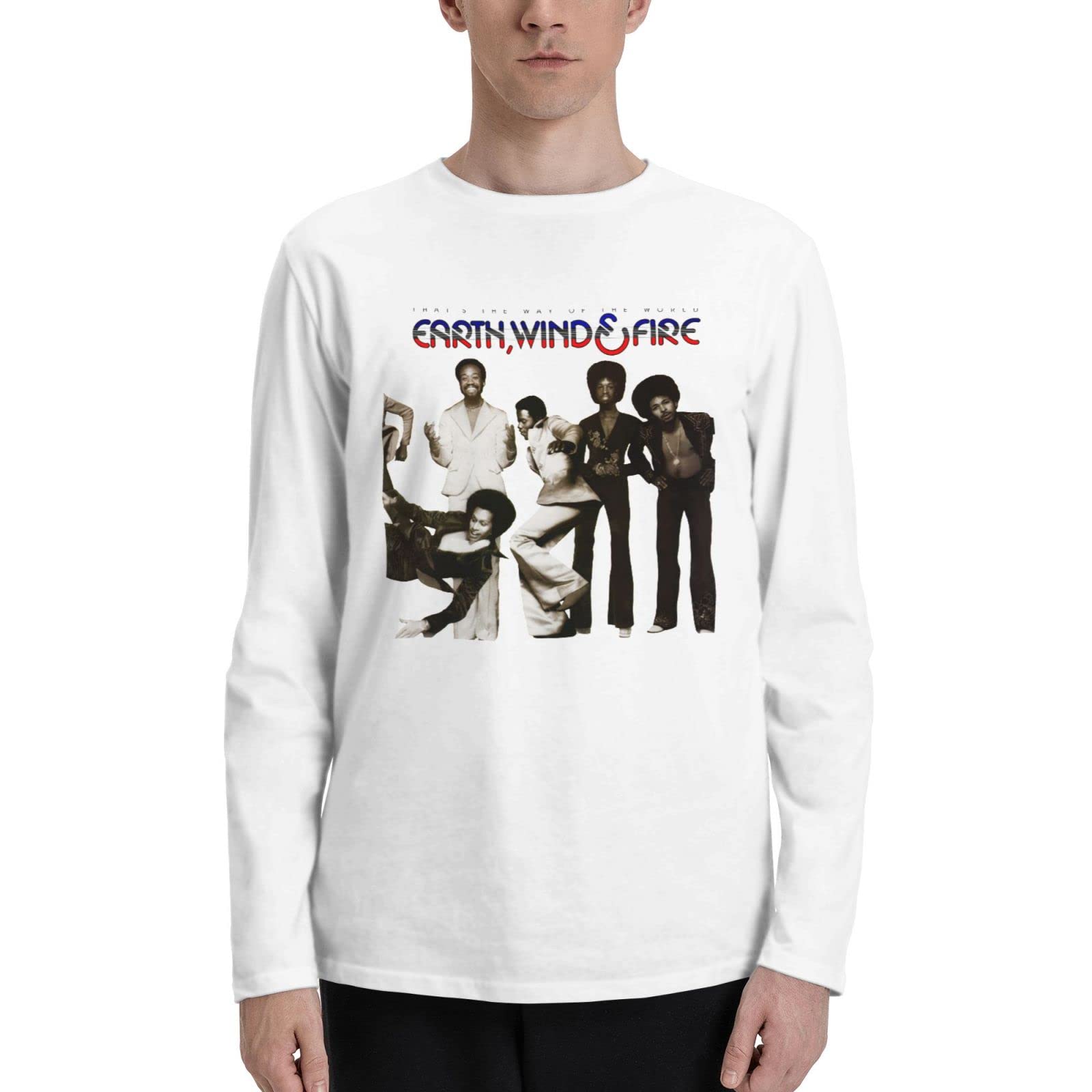 T Shirt Mens Long Sleeve Casual Crew Neck Shirt T Shirts Tops