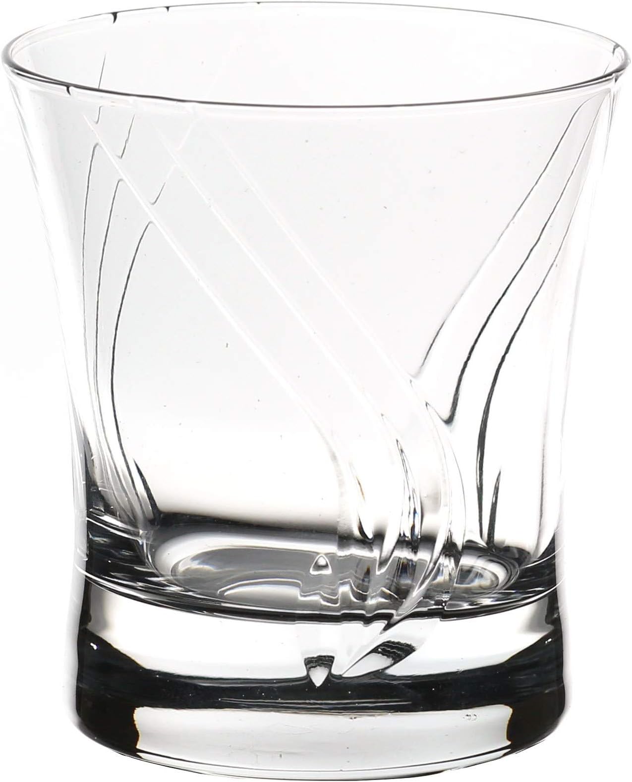 Pharpar Whiskey, Scotch Bourbon Drinking Glass, Old Fashioned Crystal Clear Gift Set of 6 - Filiz