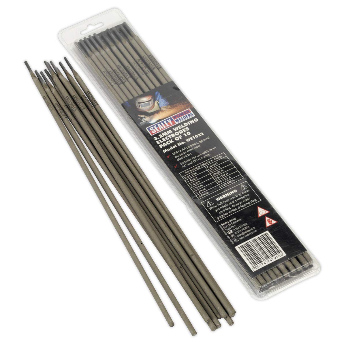 Sealey Welding Electrodes 3.2 X 300Mm Pack Of 10