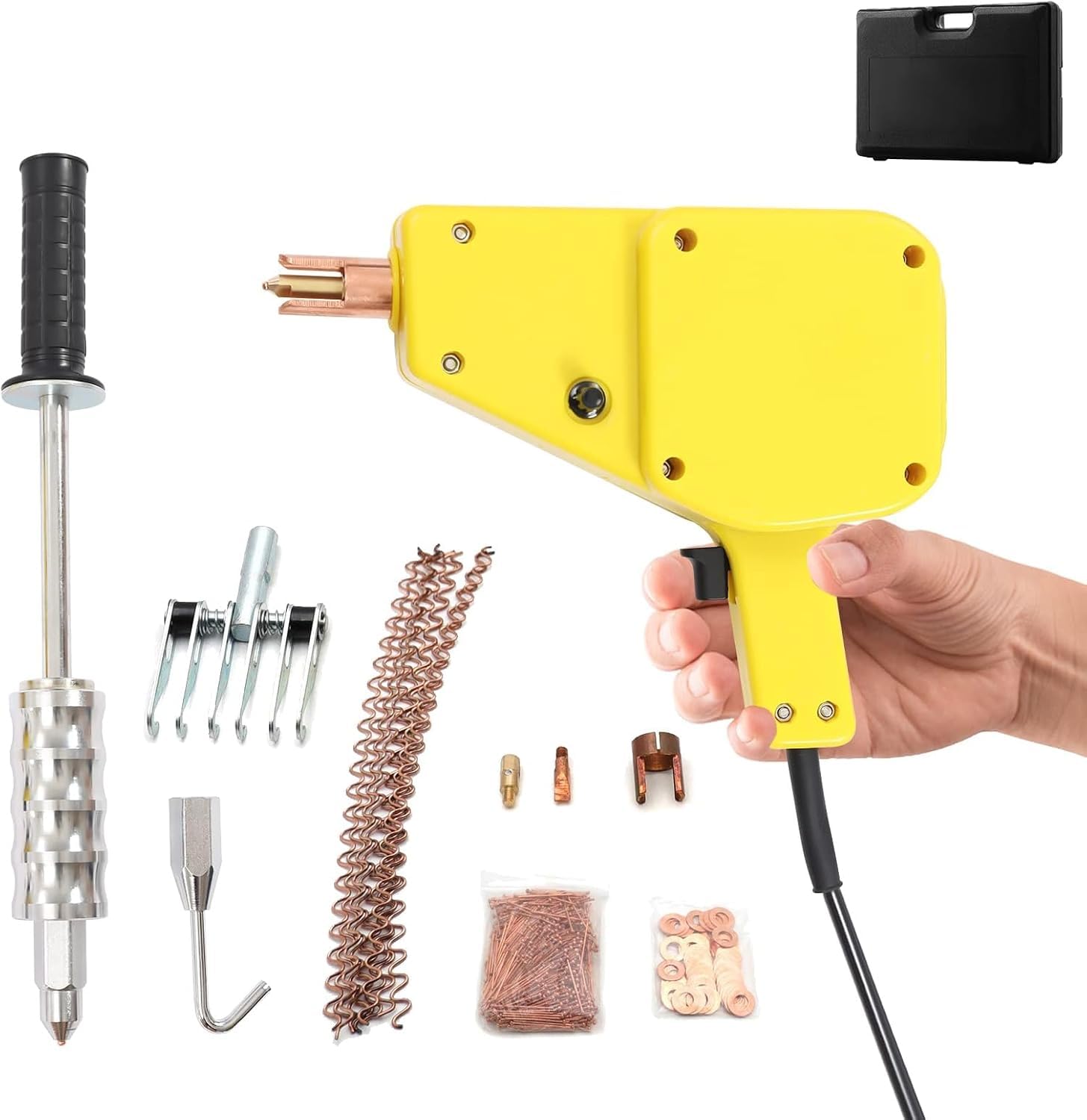 GYKOZY Spot Welder Dent Puller Kit - Professional Auto Body Repair Tool Set for Car Dent Removal and Spot Welding