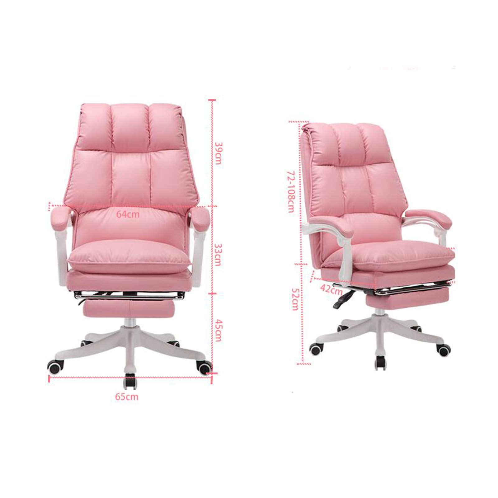 Amazon.co.jp: ピンクのオフィスチェア、女の子の寝室のゲーミング