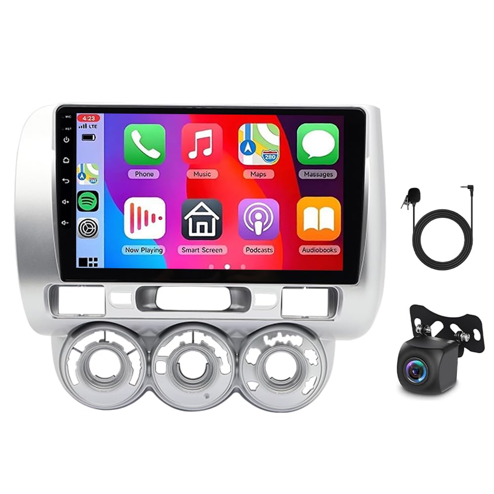 Amazon.com: 9 inch Android 14 Car Stereo for Honda Fit Jazz 2002