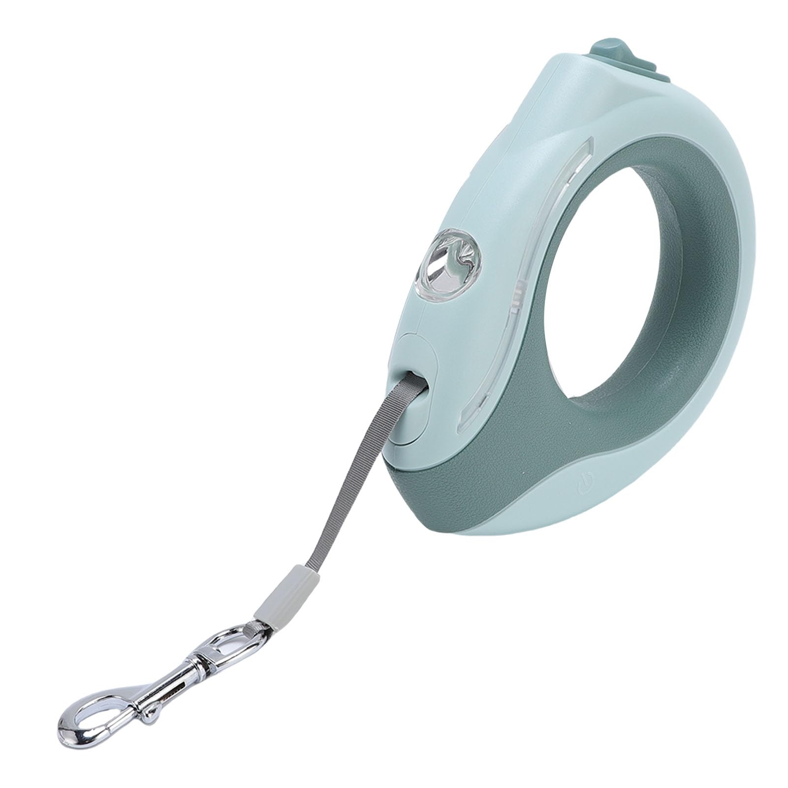 Laisse Rétractable pour Chien, Lumière LED Colorée, Réglage Automatique élégant pour Petits et Moyens Chiens, Conception Robuste (Verte)