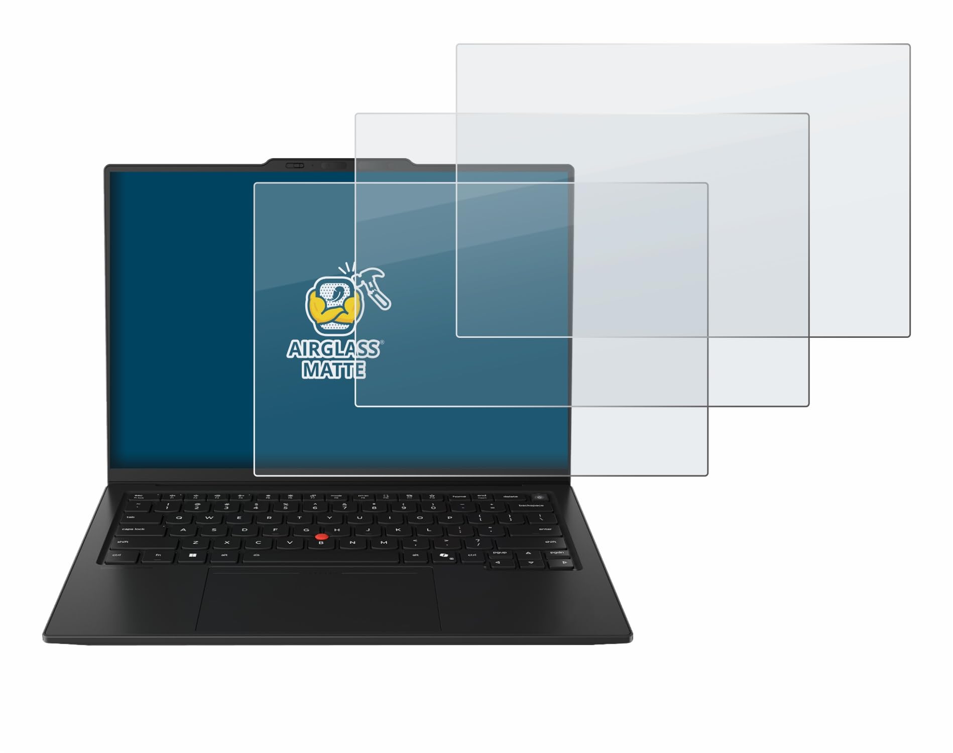 brotect Pellicola Vetro Opaca per Lenovo ThinkPad X1 Carbon Gen 14 14" (3 Pezzi) Protezione Schermo [Anti-Riflesso, Durezza 9H]