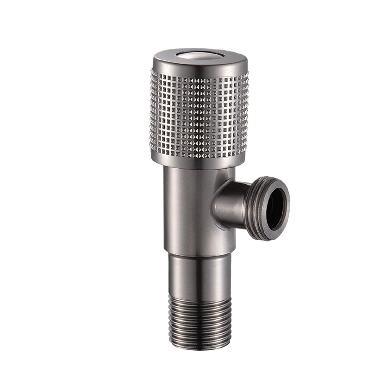 Bvhisehp 1Pcs Stainless Steel Hot Cold Water Angle Stop Valve Bathroom Kitchen Accessory