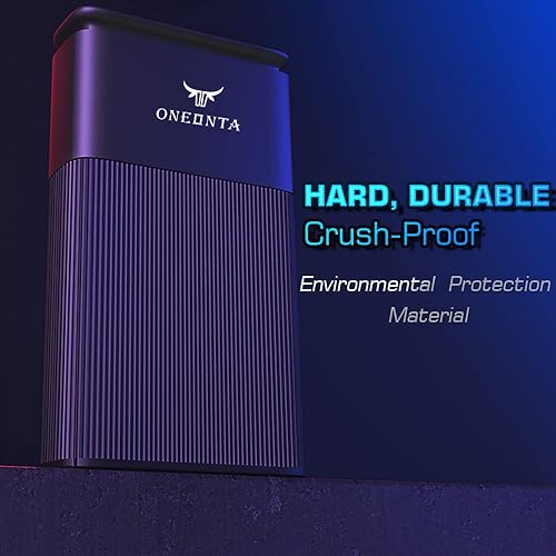 Miniatura 5 de ONEONTA Funda Magic Holder capacidad para 12 a 14 hasta 3307in de largo a prueba de aplastamiento tamaño de bolsillo buen sellado B-PLATEADO