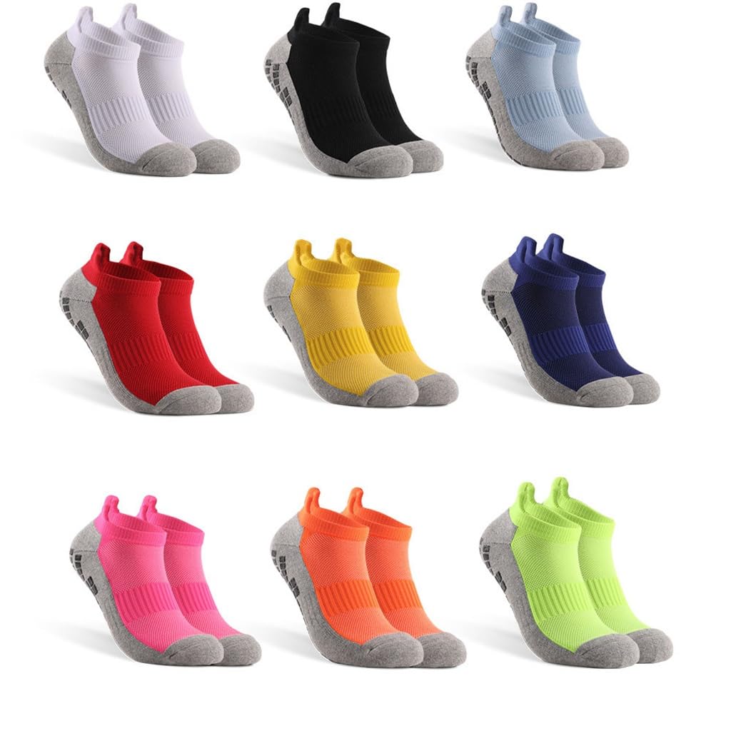 Chaussettes de football courtes anti-ampoules en coton épais