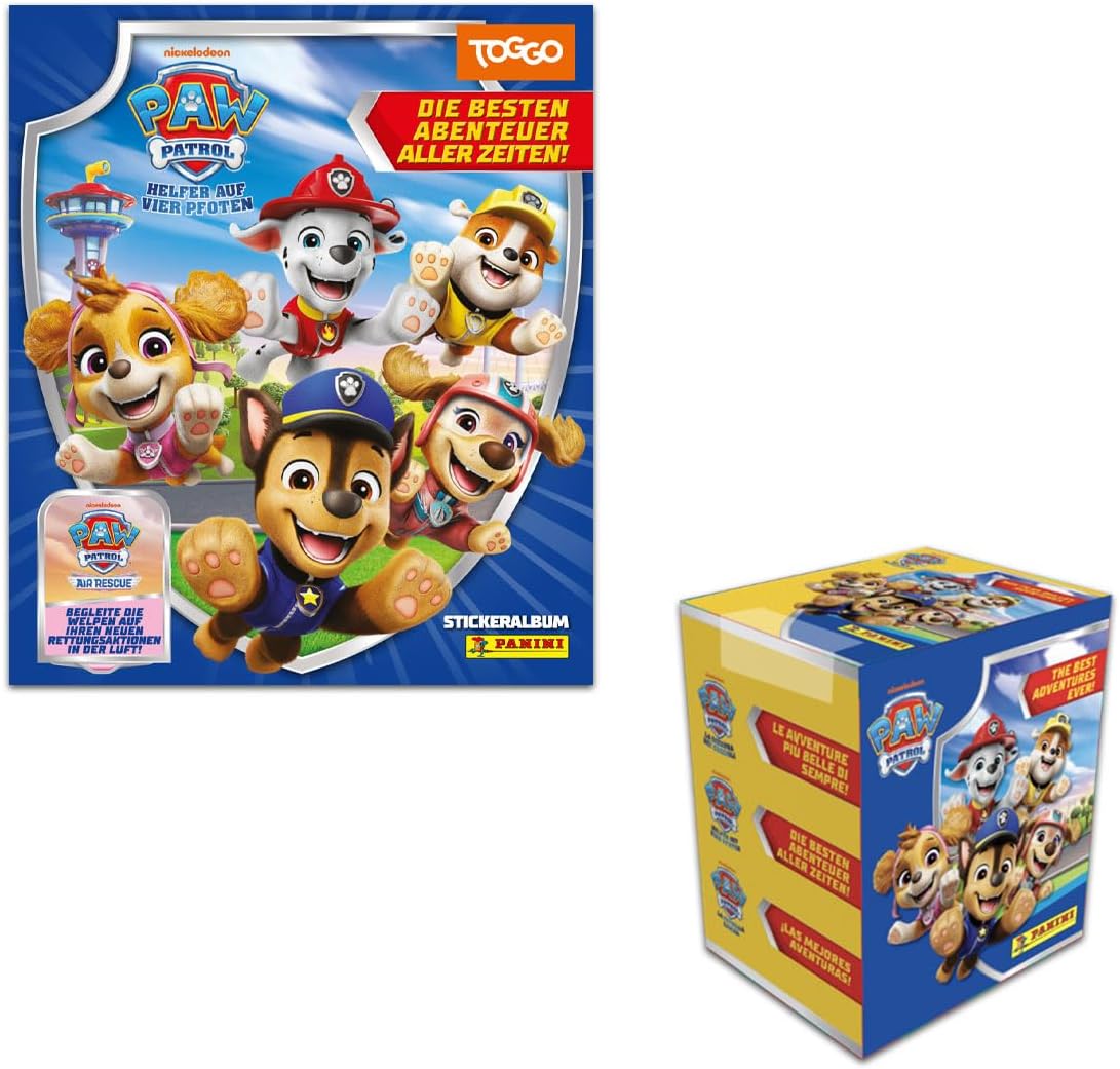Panini Paw Patrol - The Best Adventures Ever Sticker Collection (Box Bundle)