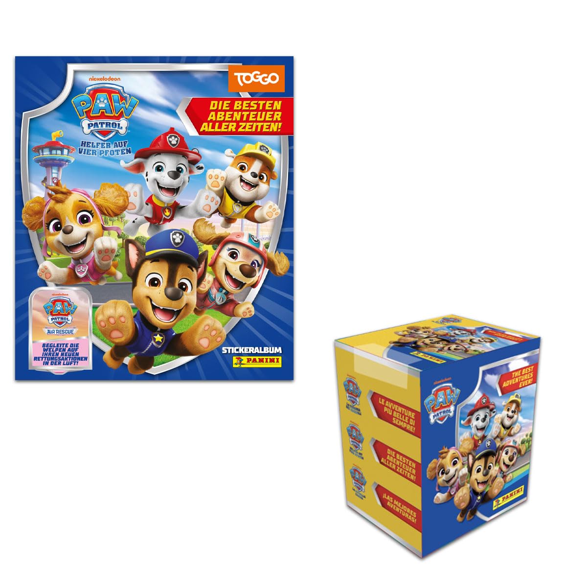 Panini Paw Patrol – Die besten Abenteuer aller Zeiten Stickerkollektion (Box-Bundle)