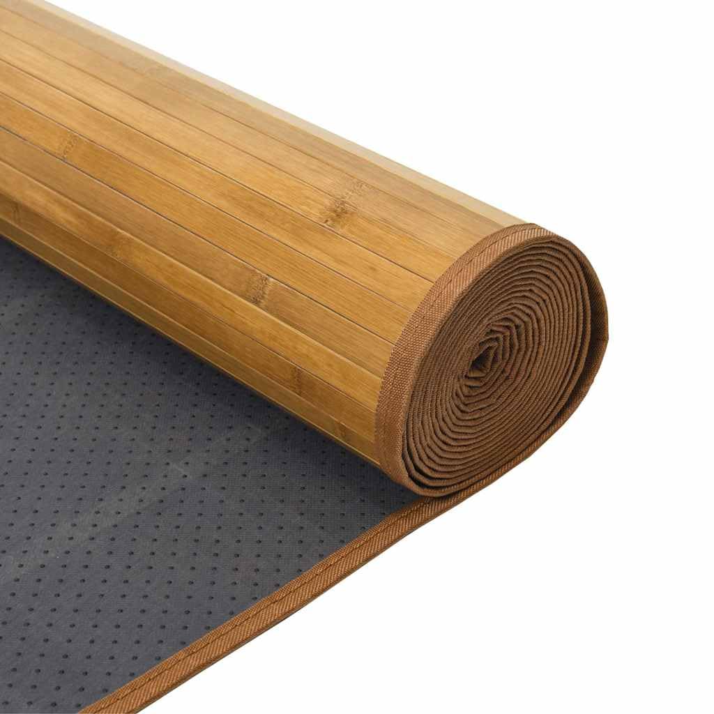 vidaXL Tapis rectangulaire Naturel 60x300 cm Bambou