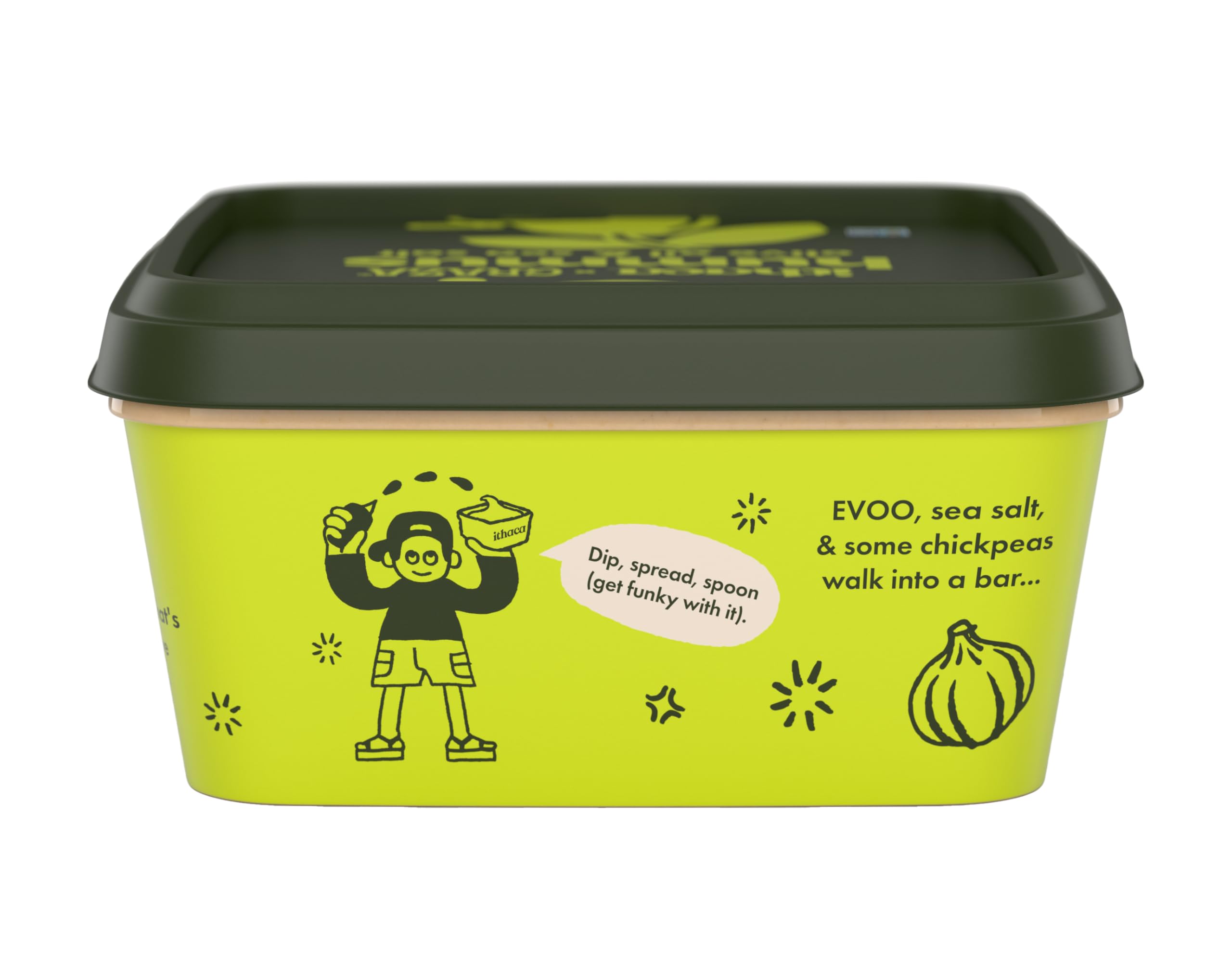 Ithaca x Graza Sea Salt & Olive Oil Hummus, 10oz | Grocery Pickup