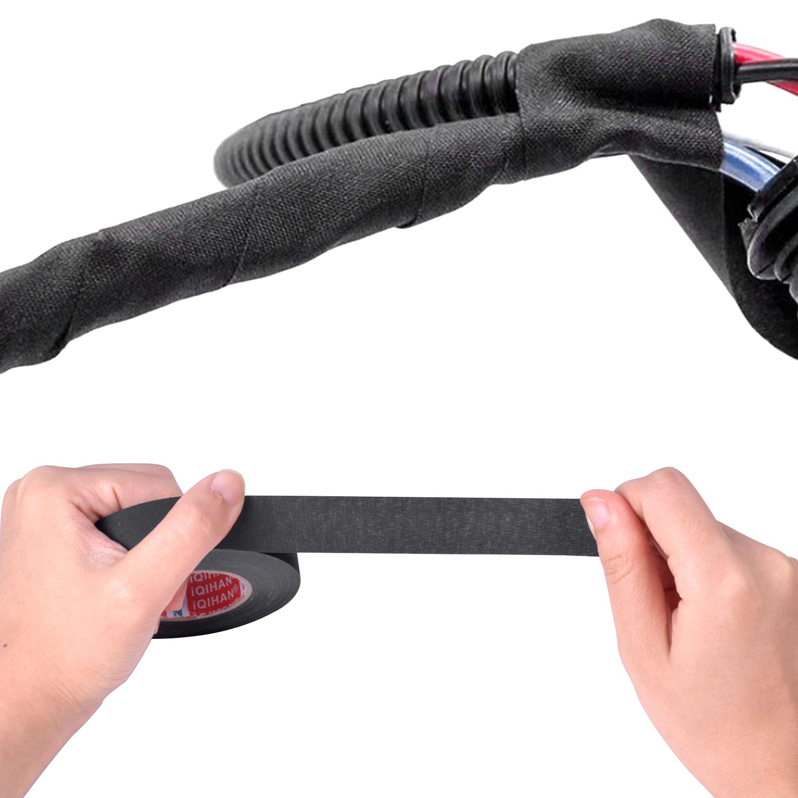 Nastro Isolante Nero Per Auto - 4 Rotoli Da 19mm X 15m - Adesivo Resistente - Foto 2