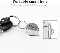 Vista 4 de Othmro 2 lupas Jewelers de 10 unidades, diámetro de 0.83 pulgadas, lupa de joyería iluminada de metal, lupa plegable de bolsillo, mini microscopio