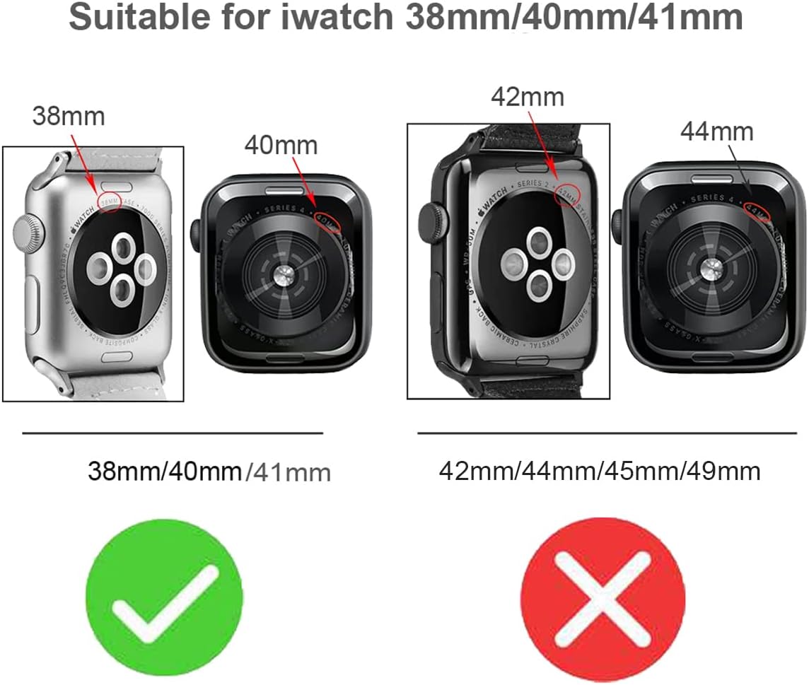 MeShow Ceramics Stainless Steel Band for Apple Watch 41mm 40mm 38mm Two Tone Stainless Steel Watch Band Ceramic Strap for Apple watch iWatch 8 7 6 5 4 3 2 1 SE
