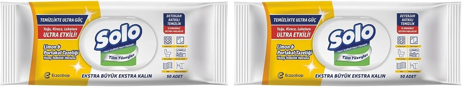 Solo Ultra Güç Limon & Portakal 1x100 2li paket
