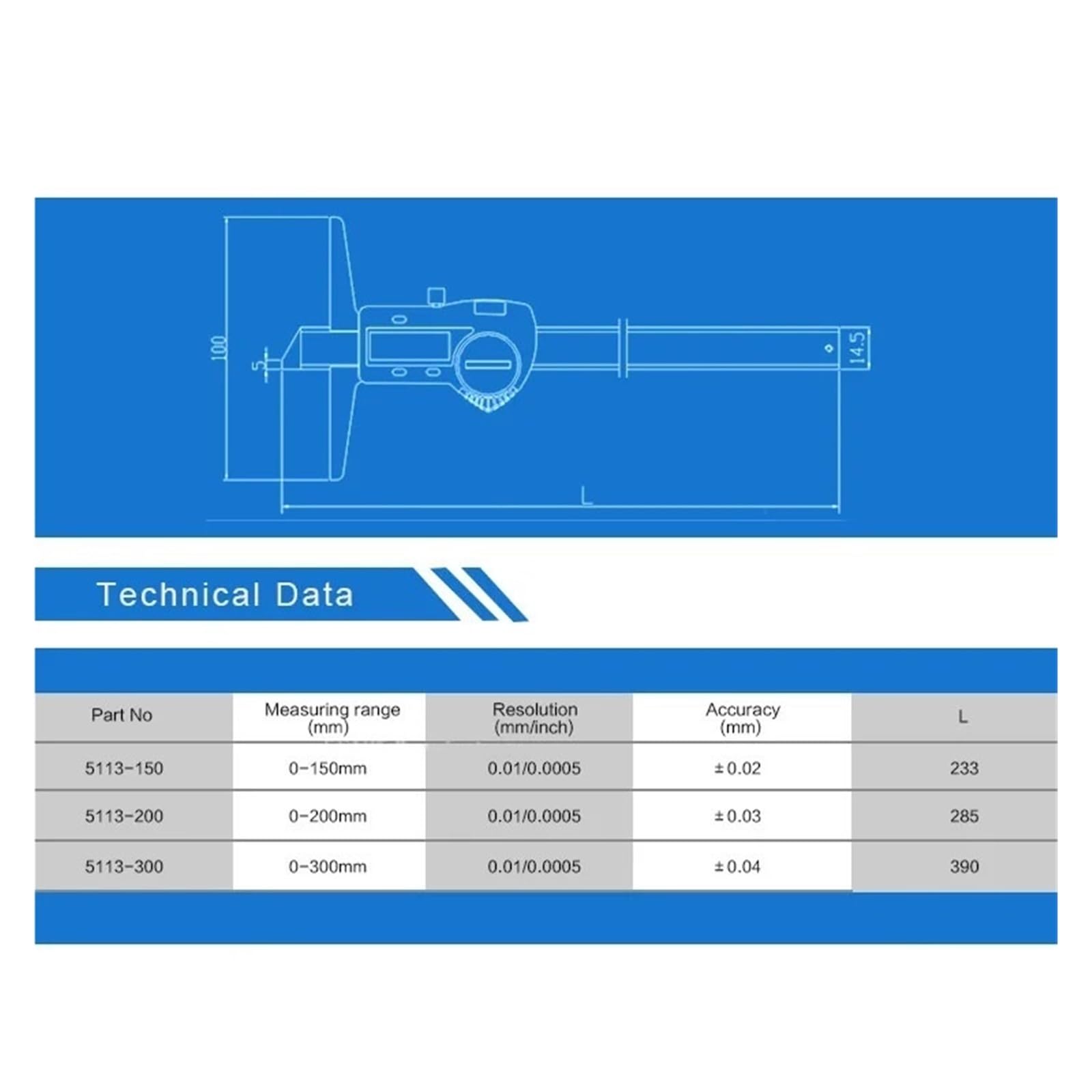 Linijka elektroniczna 150/200/300 mm, suwmiarka cyfrowa, miernik głębokości, narzędzie pomiarowe (0-150mm)