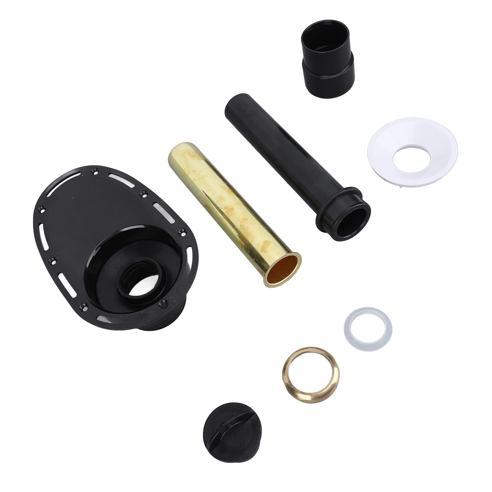 Kit de drain de baignoire Eujgoov en acier inoxydable au design durable et finition rugueuse