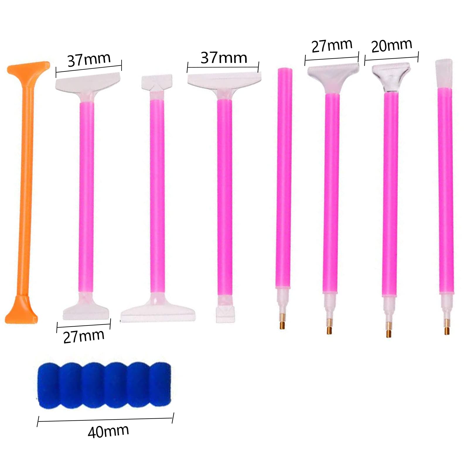 5D Diamond Painting Zubehör Stift Set, Diamond Painting Pen Kits Mit Diamond Art Roller Ersatz Stiftköpfen Diamant Malerei Werkzeug Diamant Malstifte Set Für Mosaikherstellung Nagelkunst