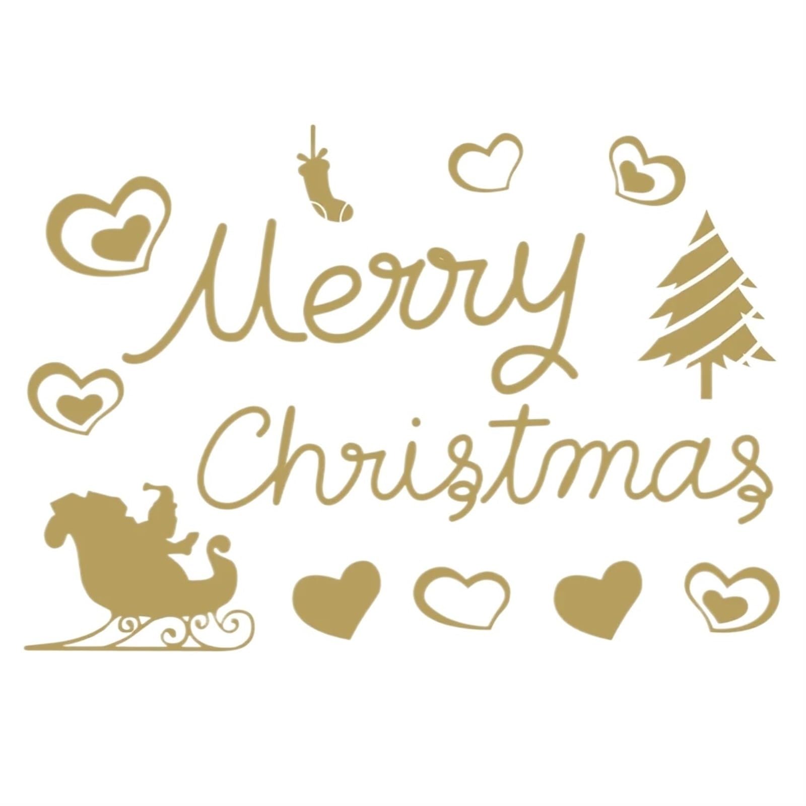 Merry Christmas Balloons DIY Stickers Transparent Bubble BOBO Ball Ballons Sticker For Xmas Party Decorations Christmas Decors (Size : 4)