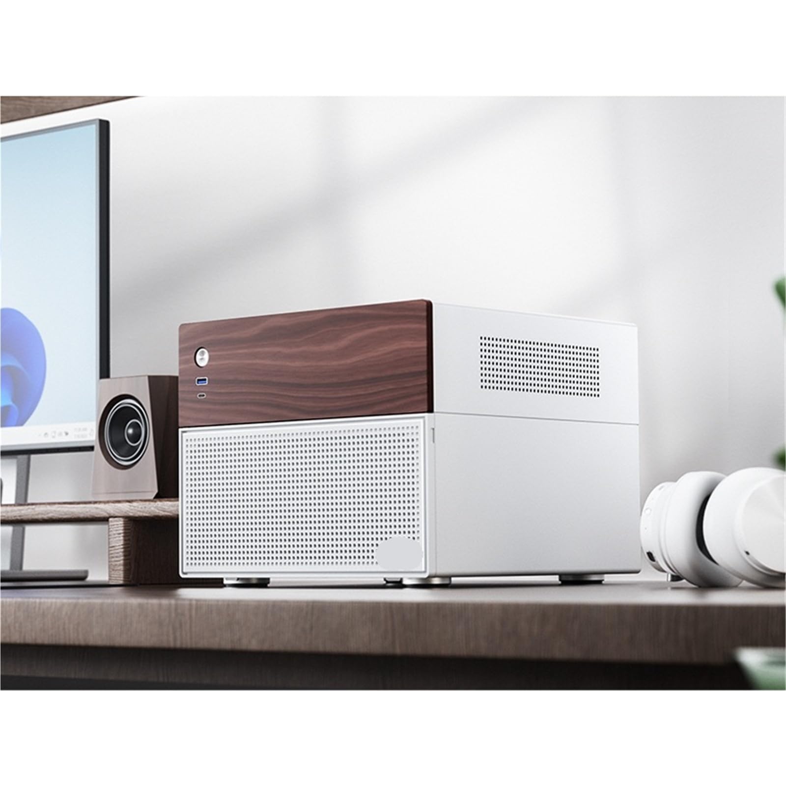 Obudowa N4 6 * 3,5 HHD+2 * 2,5 SSD Obudowa Multi-Drive Kompatybilna z płytami głównymi M-ATX Obudowa serwera NAS