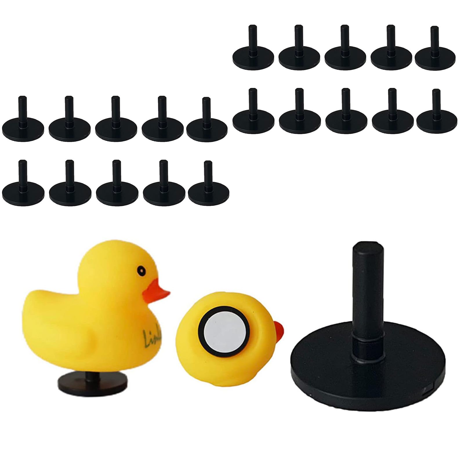Kit Fai Da Te Per Anatre Jeep - 7 Paperelle Di Gomma + 40 Accessori Assortiti, Per Decorare Il Cruscotto Dell'auto, Regalo Divertente - 5