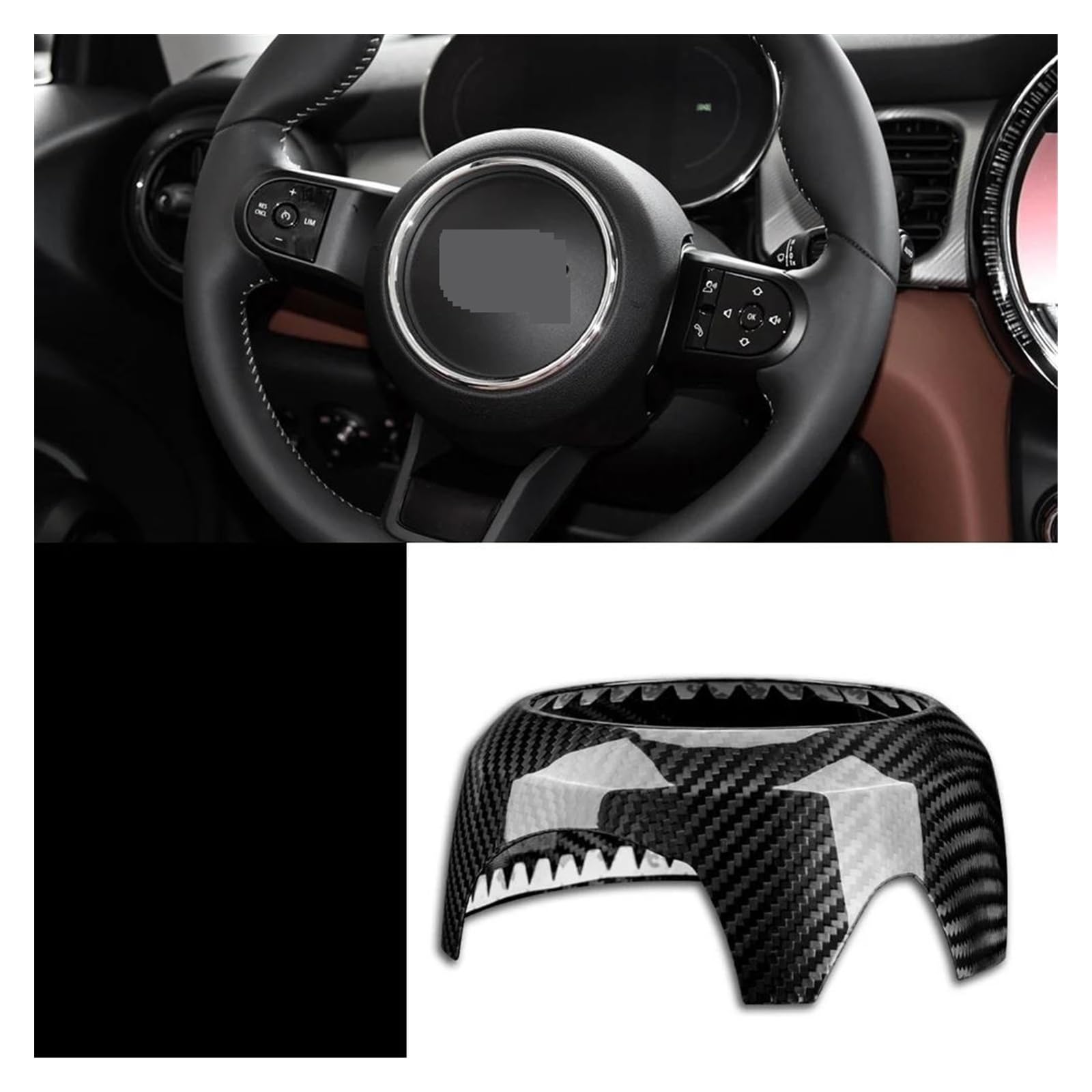 Amazon.co.jp: シフトインテリアパネル ホイールエアバッグカバーミニ  