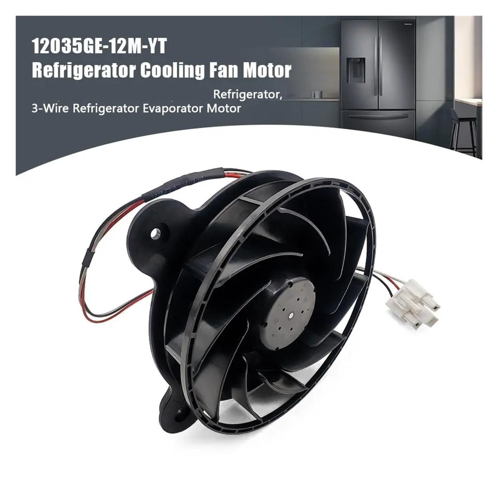 Motore Del Ventilatore Dell'evaporatore Del Frigorifero, Compatibile Con Samsung, Compatibile Con Haier, Frigorifero 12035GE-12M-YT A 3 Fili