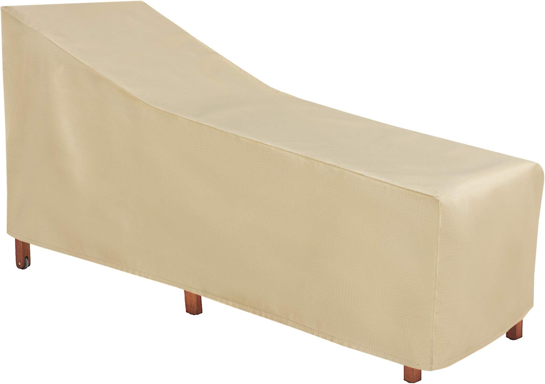 Hentex Outdoor Patio Chaise Lounge Chair Cover Waterproof Heavy Duty Rip-Stop 76”L×28”W×30”H