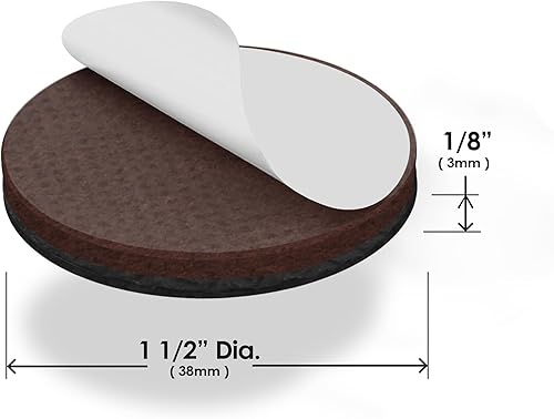 Miniatura 10 de Slipstick GorillaPads CB153-16 - Almohadillas antideslizantes para muebles, protectores de suelo (juego de 16) tapones de goma autoadhesivos