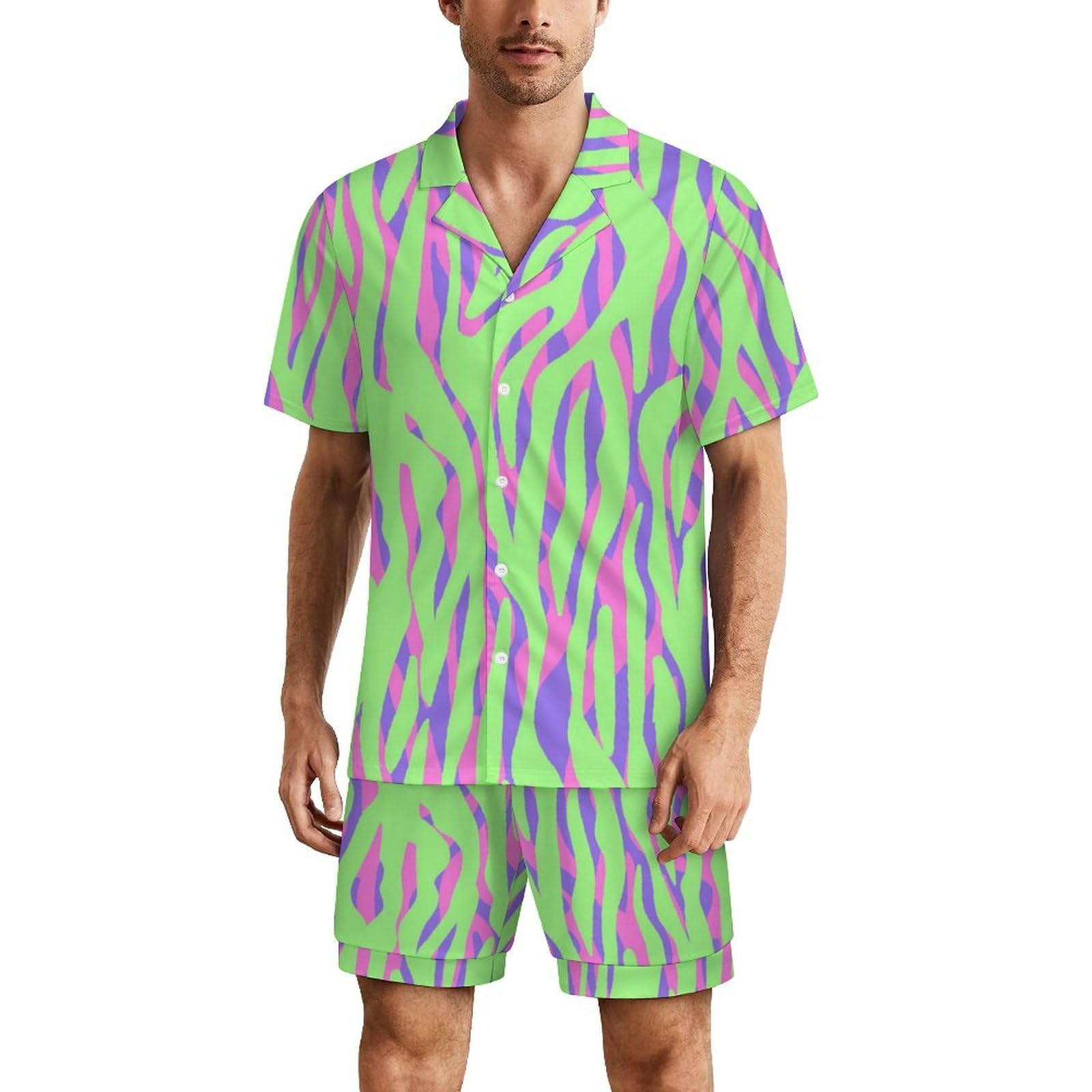 Ensemble Pyjama Blanc Homme Manches Courtes Premium et Doux - 8