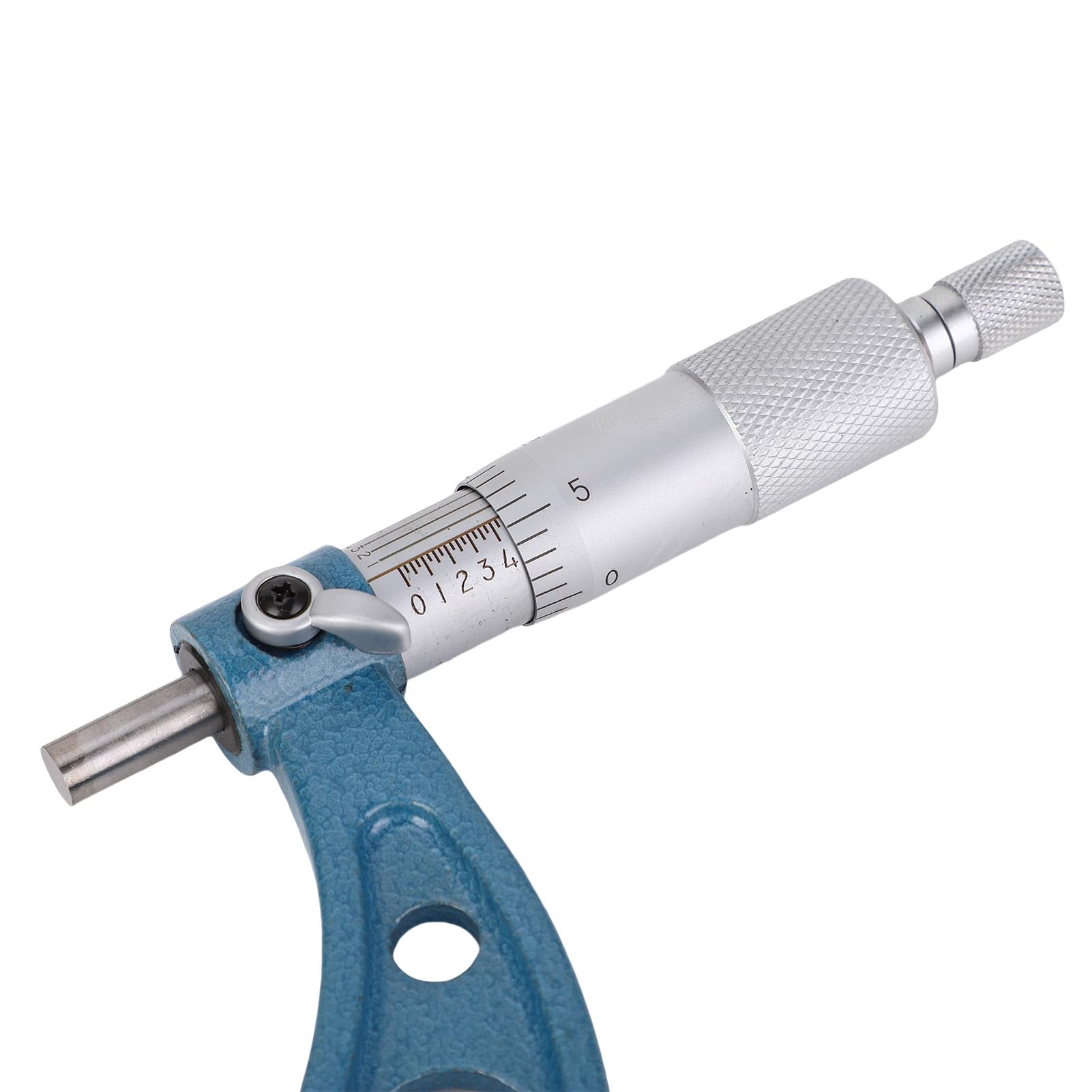 Präzises Mikrometer-Set aus Legierung, 0–4 Zoll, 0,0001 Zoll Teilung für Maschinenwerkzeug mit 4 Mikrometern
