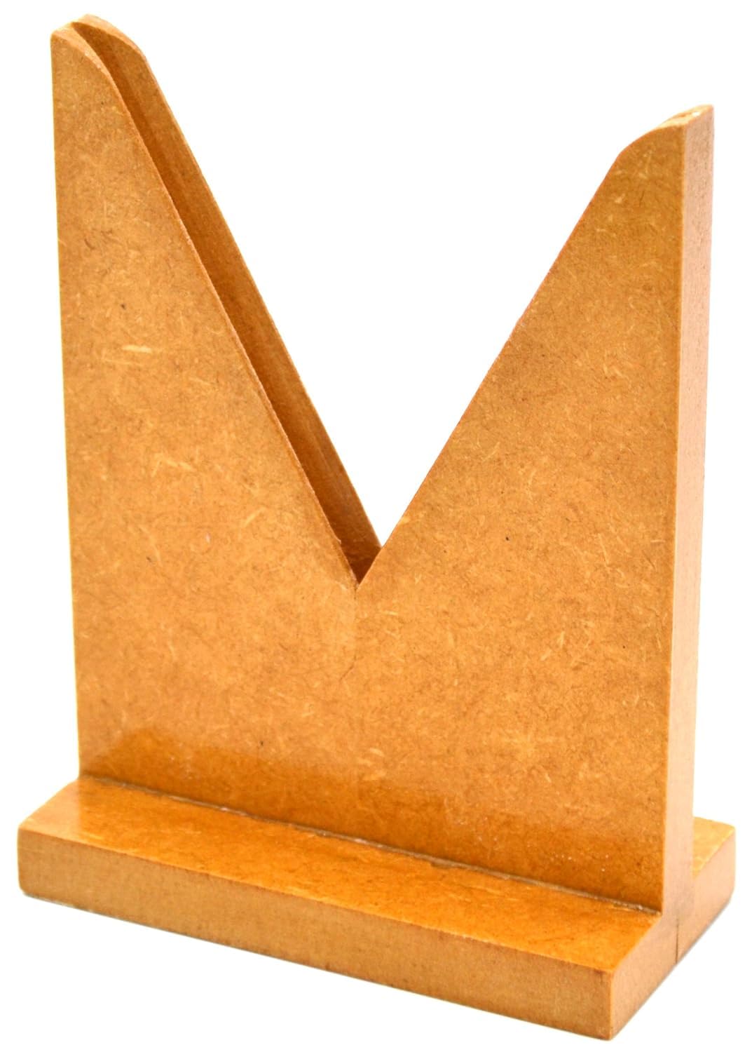 Wooden Lens Holder for Lenses or Mirrors up to 76mm Diameter | MDF Wood Construction, Stable Base, Optical Component Support, V-Groove Design, Lab Use-image-24