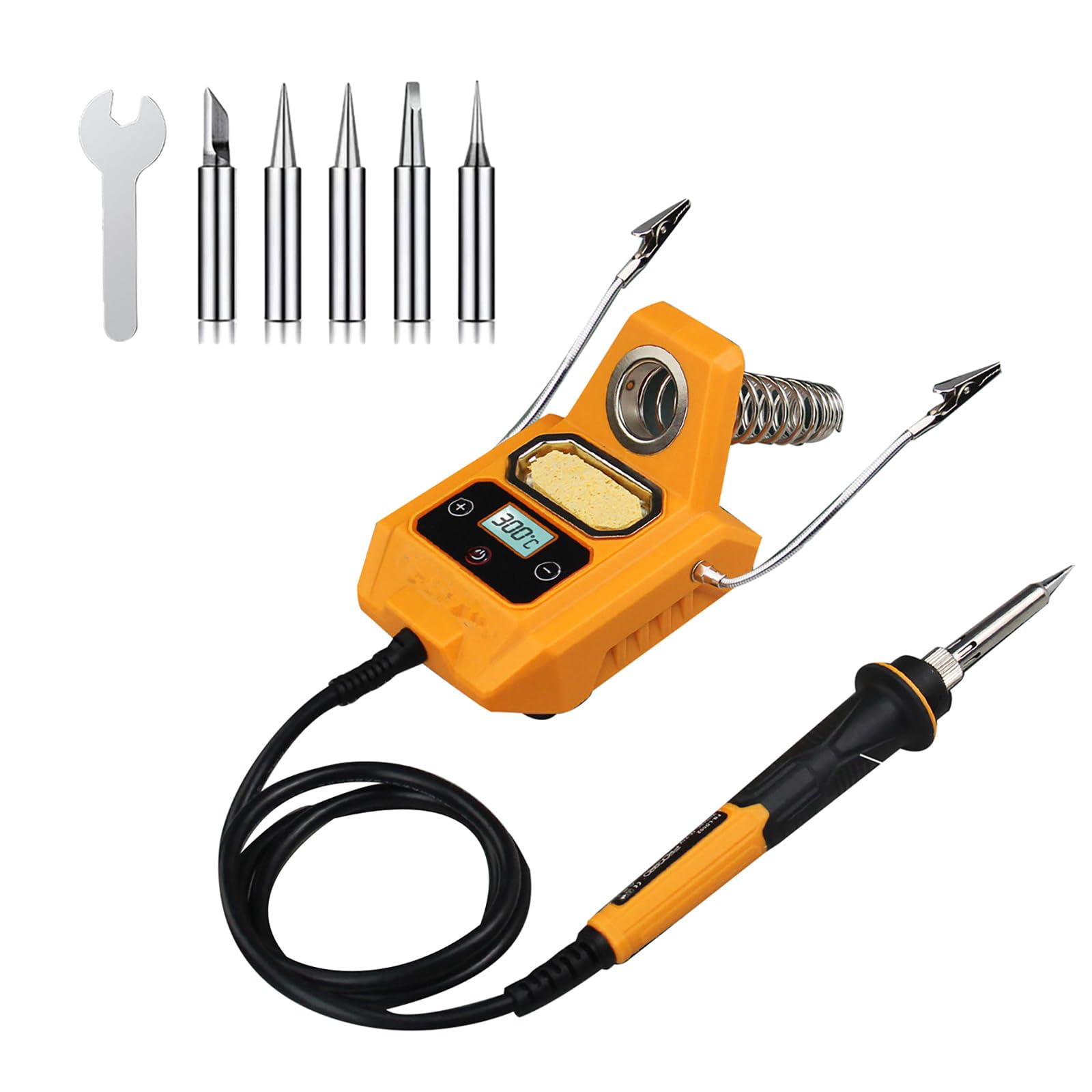 Bezprzewodowa stacja lutownicza do baterii Dewalt 20 V Max, elektryczne szybkie nagrzewanie, wyświetlacz LCD