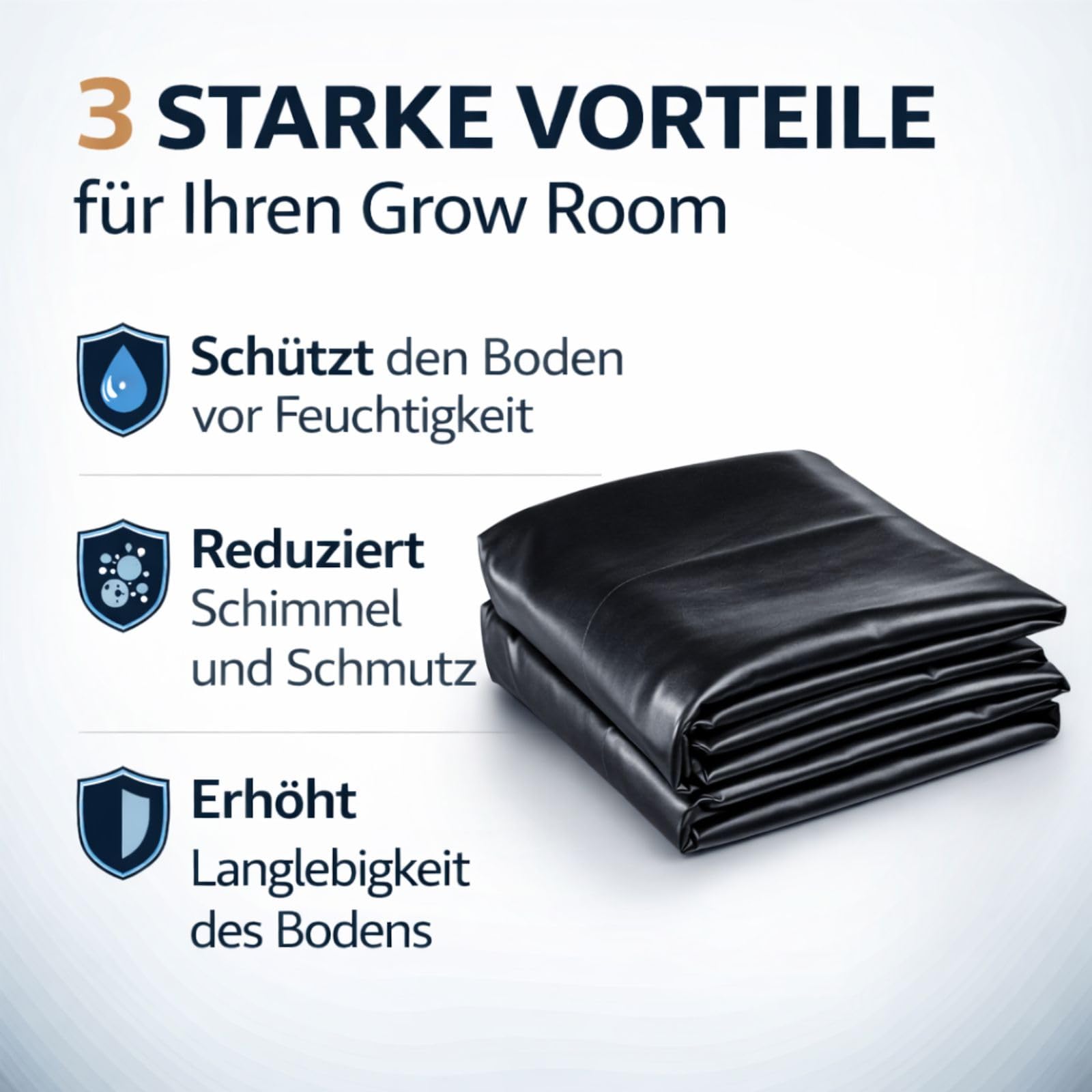 Weedness Teichfolie PVC 4 x 4 Meter – Grow Anbau Indoor Outdor wasserdichte Gartenteich Teichbecken Teichbau Pflanzen Teich