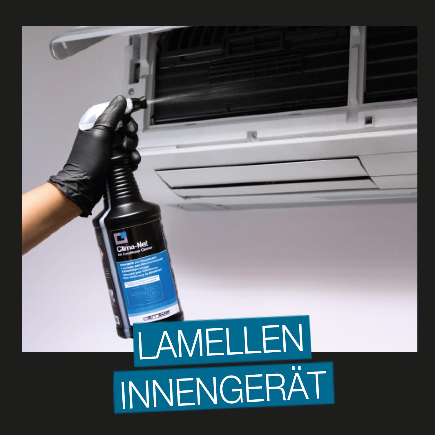 Errecom Clima-Net, Reiniger für Klimaanlagen, Filter, Lamellen und Außengeräte, 6 Flaschen x 1L