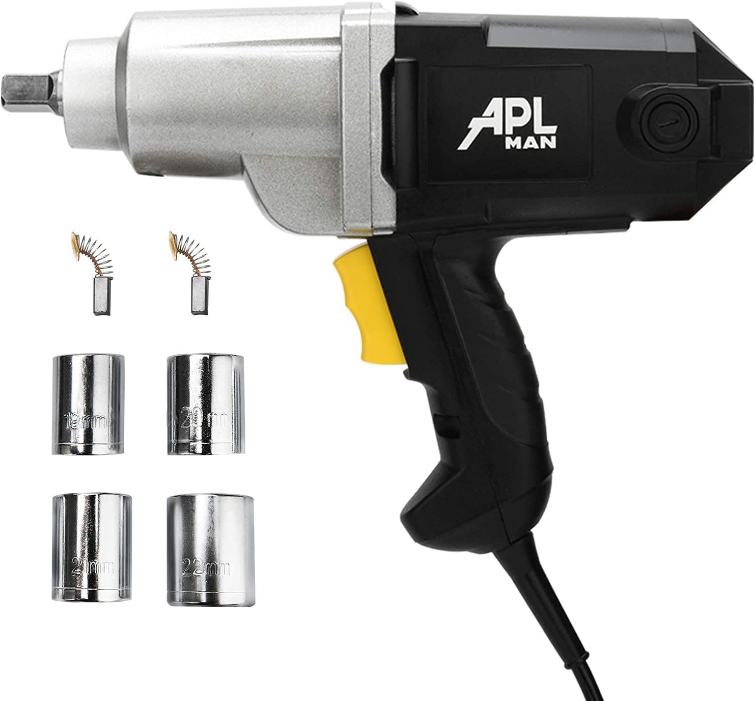 APLMAN Powerful Electric Impact Wrench,230 FtLB,7Amp 1/2Inch Two