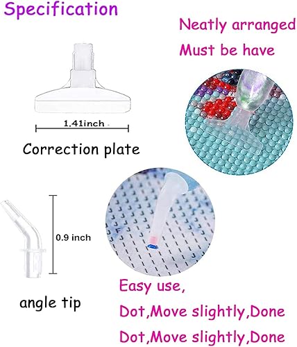 Miniatura 8 de Kit de herramientas de pintura de diamante para adultos, kit de herramientas para adultos, pintura de diamante 5D, puntas de lápiz capacitivo,