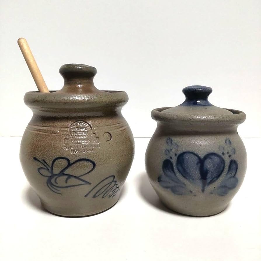 アントステラ　ローポタリー2点セット Amazon.co.jp: アントステラ ローポタリー ハニーポット シュガー