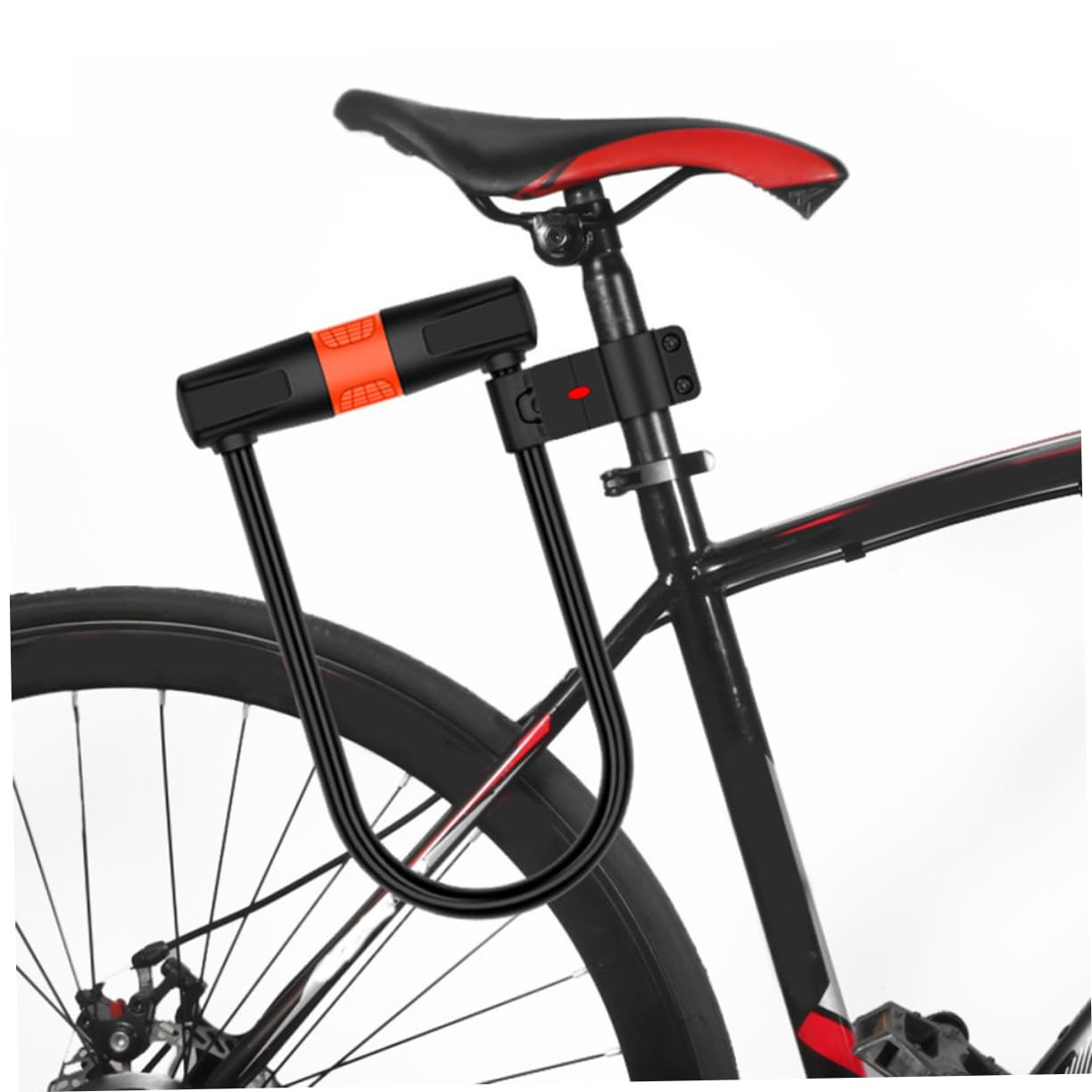 Lucchetto Catena Antifurto Per Bici Moto Barra Di Bloccaggio in Acciaio Legato Cavo in Acciaio Resistente Chiave Inclusa Accessori Per Mountain Bike e Biciclette Elettriche