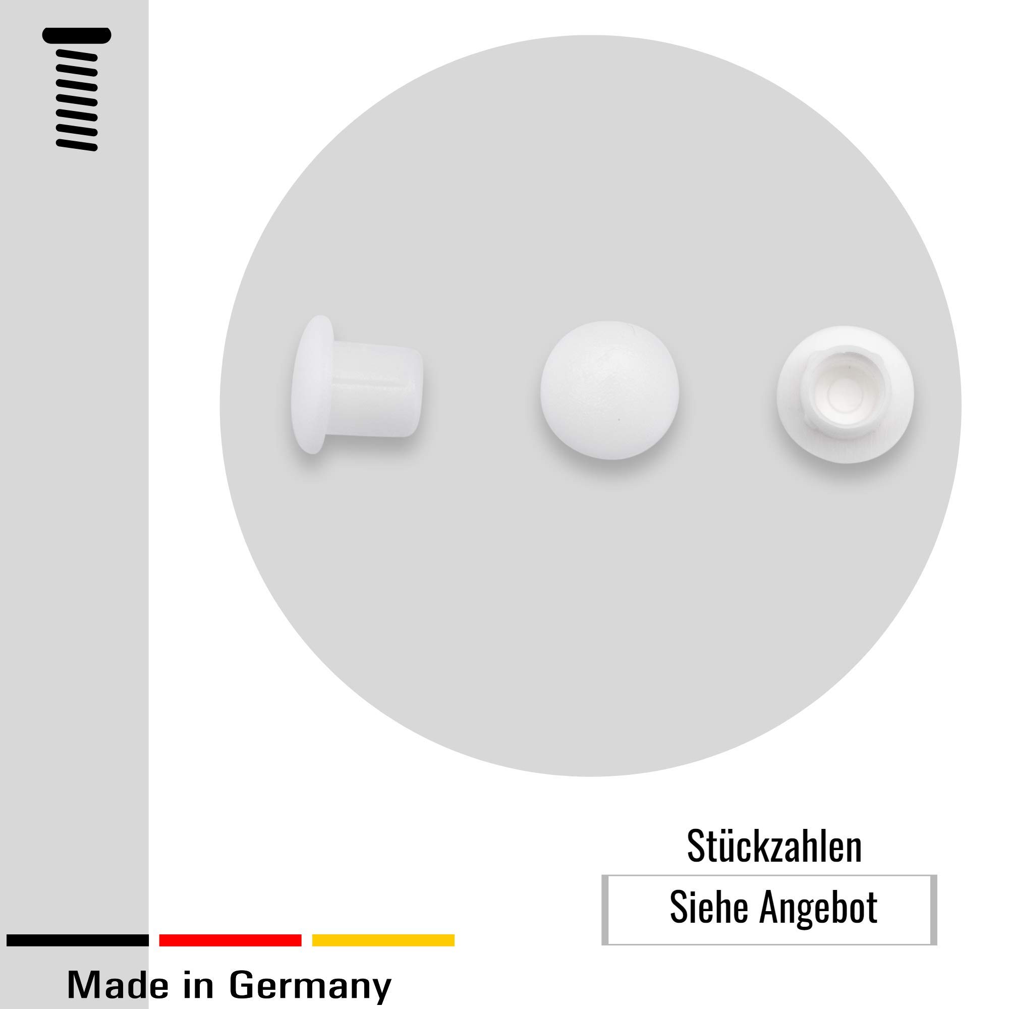 Tappi Plastica Canale 1-5/8 Bianchi 50 Tappi Terminali Bianchi Per - Foto 11