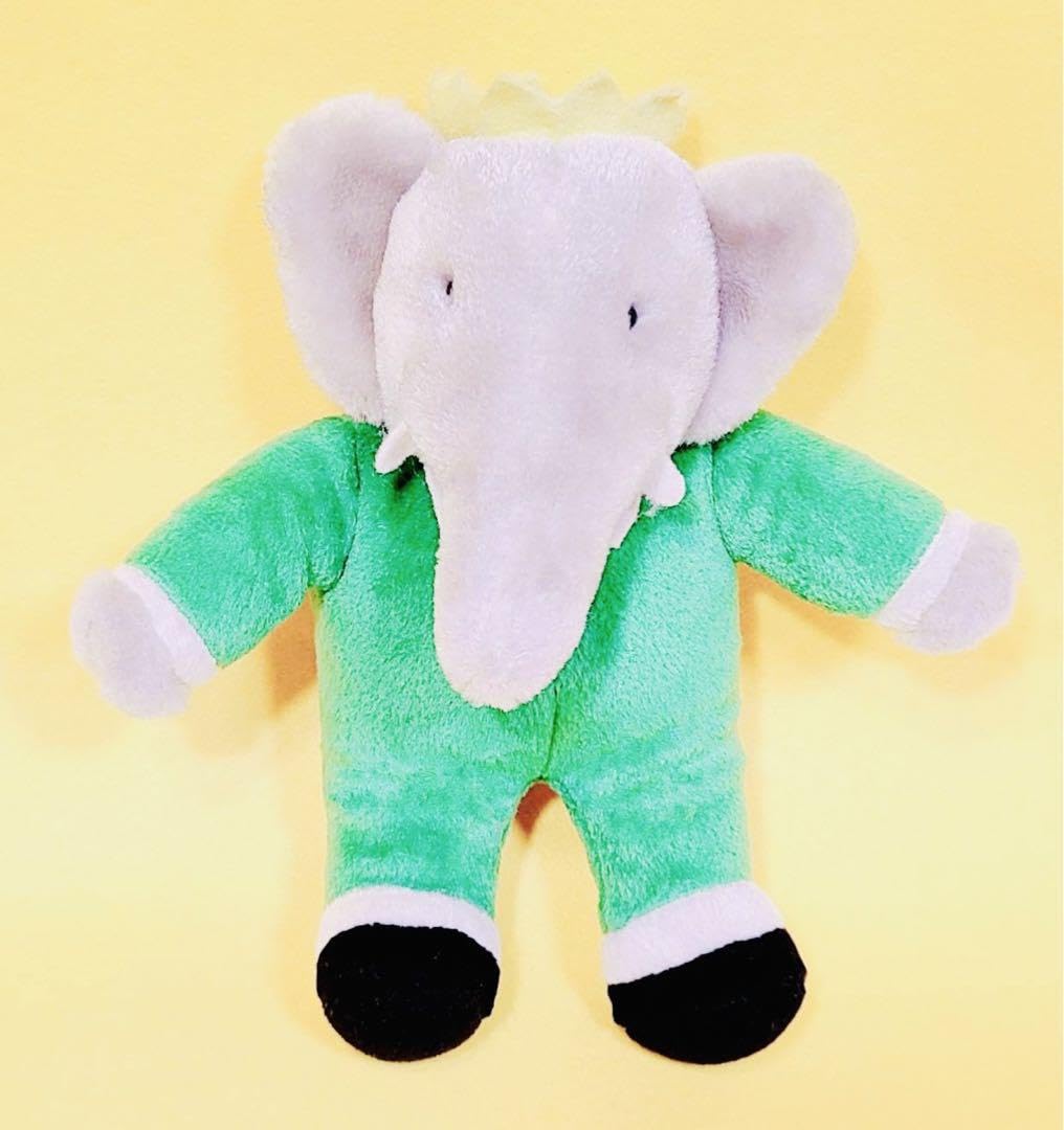 Amazon.co.jp: 当時物ぞうのババールぬいぐるみヴィンテージ象BABAR