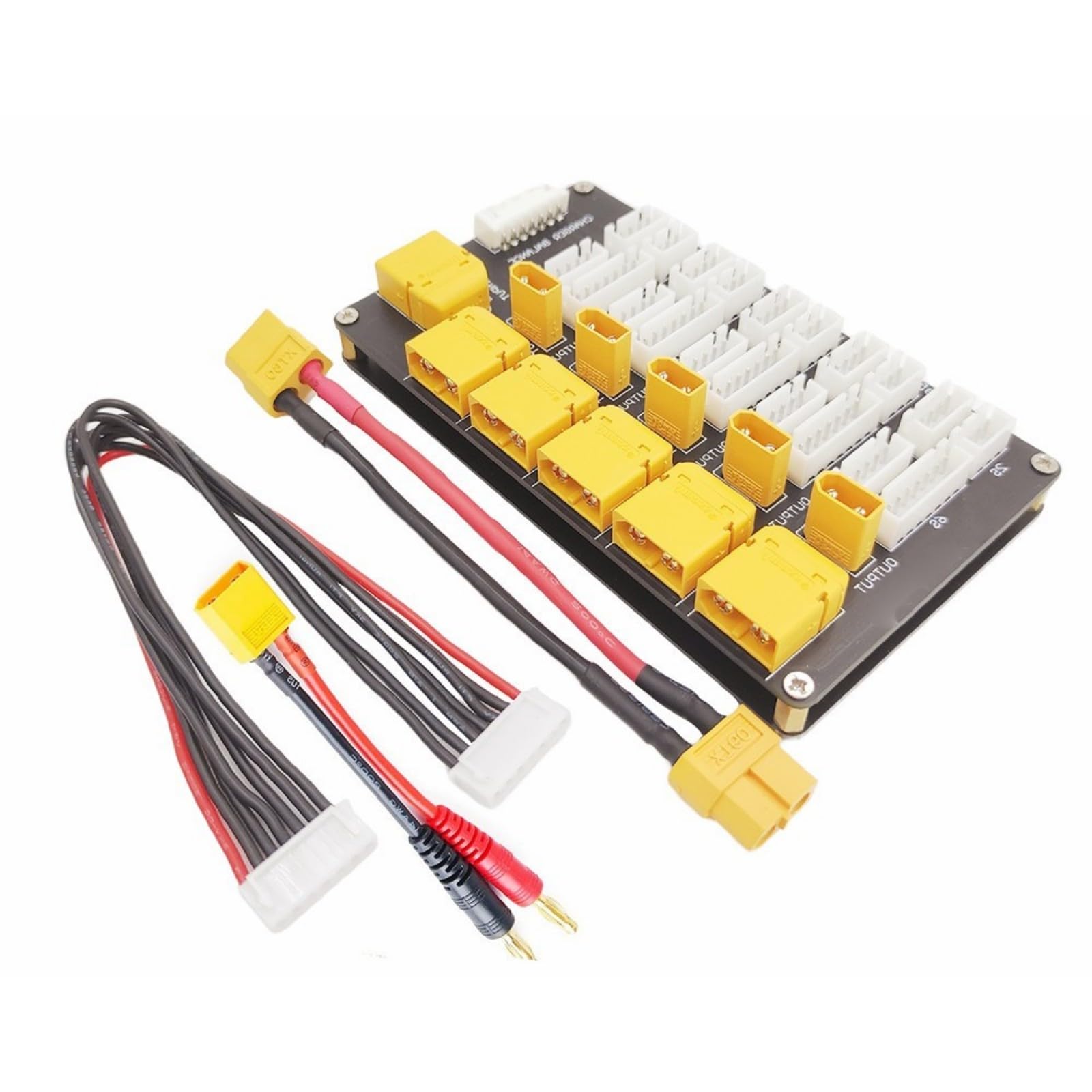 Placa de carga XT30 y XT60 para baterías 2-6S de drones con instalación sencilla 7